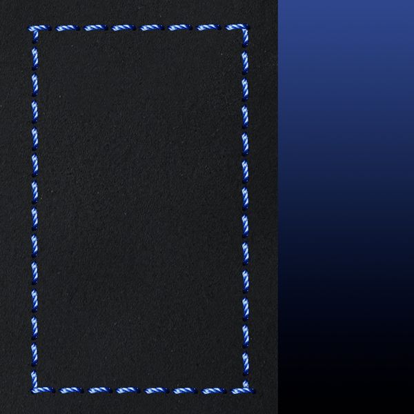 Dodensha (DDS) Pop-Up Aluminum RFID Trifold Leather Slim Wallet - Black, Blue