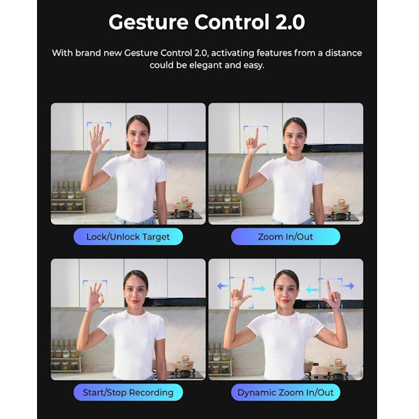 OBSBOT Tail Air NDI 4K AI Tracking Streaming Camera with Gesture Control