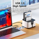 Blueendless USB 3.0 to Dual 2.5"/3.5" SATA HDD/SSD Docking Station 