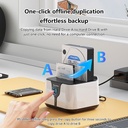 Blueendless USB 3.0 to Dual 2.5"/3.5" SATA HDD/SSD Docking Station 