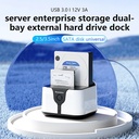 Blueendless USB 3.0 to Dual 2.5"/3.5" SATA HDD/SSD Docking Station 