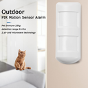 Sicurezza Pet Immune Waterproof Outdoor PIR Motion Sensor IP65 Alarm System