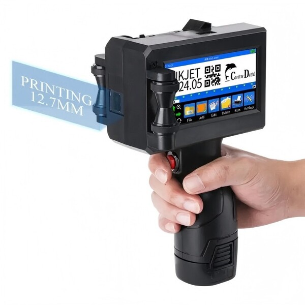 Emate Portable Handheld Inkjet Printer Mini Industrial Batch Code Printer