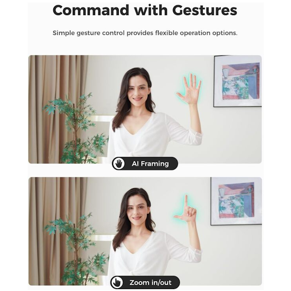 OBSBOT Meet SE 1080P 100FPS AI Framing Webcam with HDR and Gesture Control