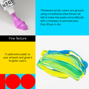 MEEDEN 100-Color Acrylic Paint Set -12ml Artist Tubes for Creative Painting