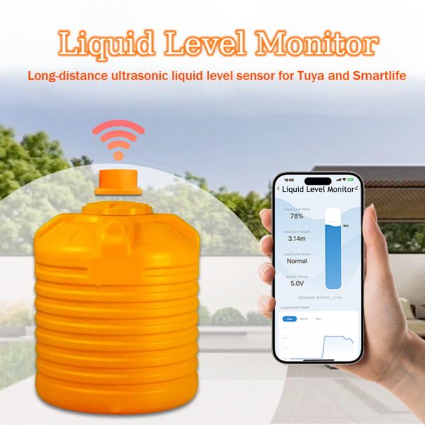 Moray Tuya WiFi Smart JoJo Water Tank & Oil Level Monitor - Remote Control