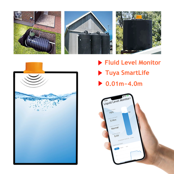 Moray Tuya WiFi Smart JoJo Water Tank & Oil Level Monitor - Remote Control