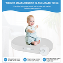 LANNX Digital Baby Scale with Measuring Tape Tare and Lock Function, 40kg Cap