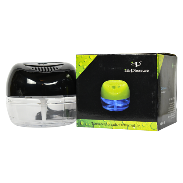 Air Pleasure Silent Air Purifier & Aroma Humidifier with LED Lights - Black