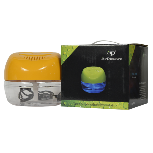 Air Pleasure Silent Air Purifier & Aroma Humidifier with LED Lights - Orange