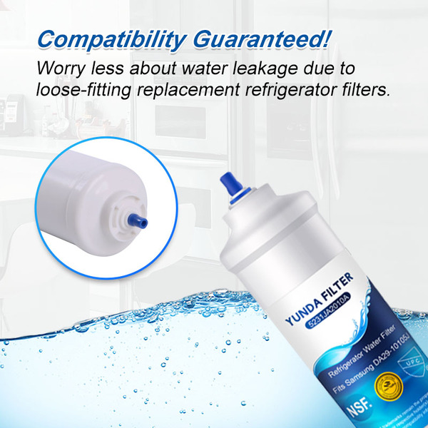 XX Yunda Fridge Water Filter - Compatible with DA29-10105J, GXRTDR, WHKF-IMTO  
