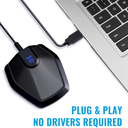 TONOR G11 Conference USB Microphone, Omnidirectional Condenser PC Mic Mac OS