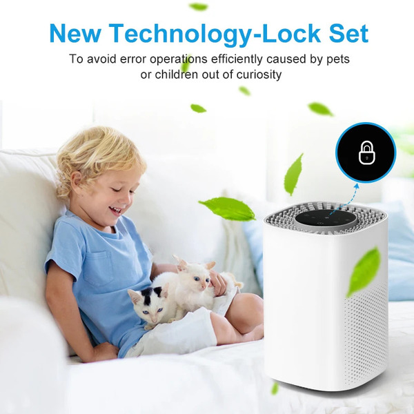 XX AROMACARE True HEPA Air Purifier with Fragrance Sponge, 3-Speed Fan & Timer  