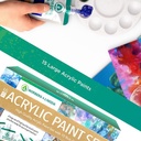Norberg & Linden Premium Acrylic Paint Set 15 Large Tubes 120ml Each