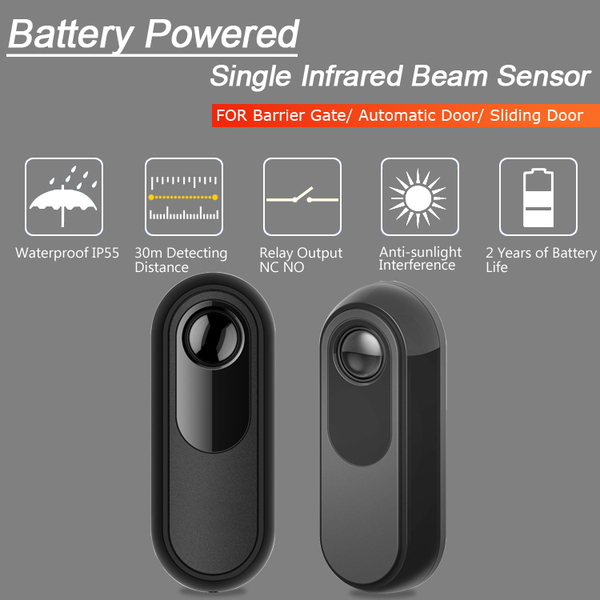 Sicurezza Automatic Wireless Photocell Beam Sensors for Gate & Garage doors