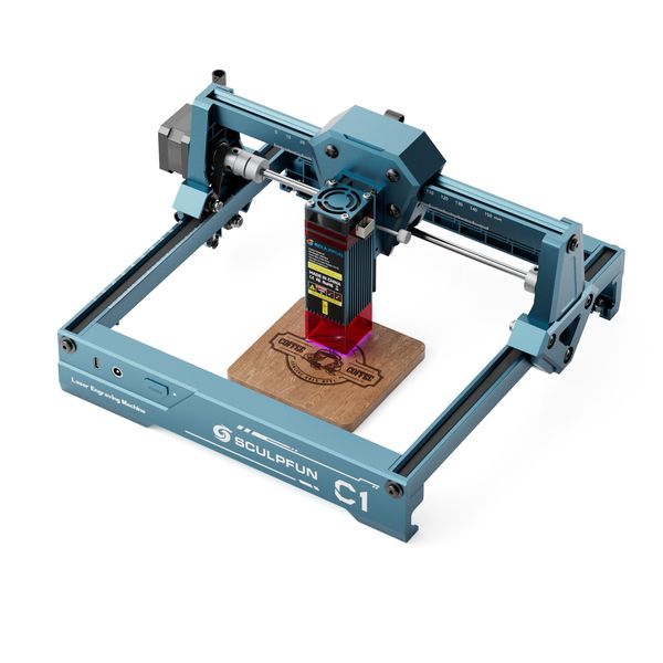 SCULPFUN C1 3W Mini Laser Engraver Portable Wood Acrylic Cutting Machine