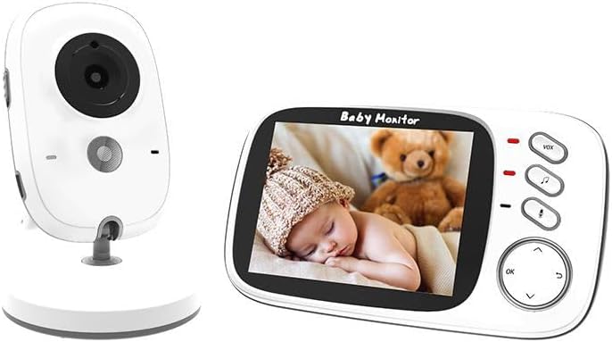 Wireless 3.2" Video Baby Monitor with Audio & Night Vision and Vox