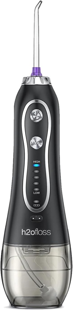 XX H20 FLOSS PORTABLE ORAL IRRIGATOR BLACK HF-6