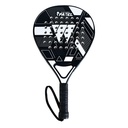 Whizz Padel Carbon Fibre Factory Padel Racket Bat - White-Black
