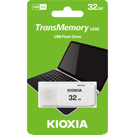 FLASHDRIVE KIOXIA 32GB U202 WHITE