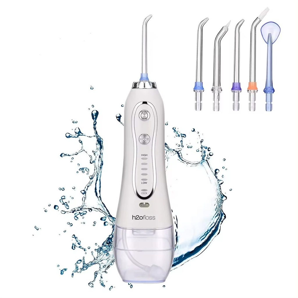 XX H20 FLOSS PORTABLE ORAL IRRIGATOR White HF-6