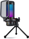 TONOR Gaming Mic, USB Microphone for PC Computer, Cardioid Condenser Mic