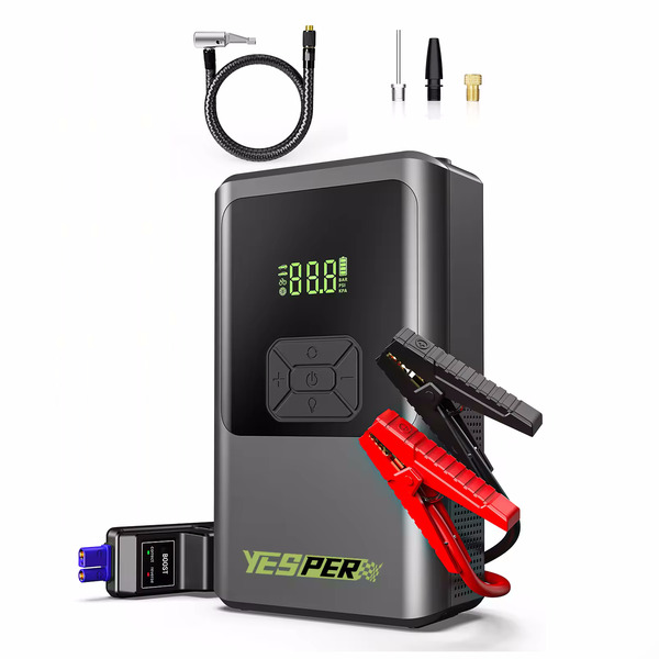 XX YESPER 383 JUMP STARTER AND TYRE INFLATER 10000mAH BLACK