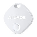 Atuvos Waterproof Smart GPS Tracker/ Locator Dog Smart Tag with App Control - White