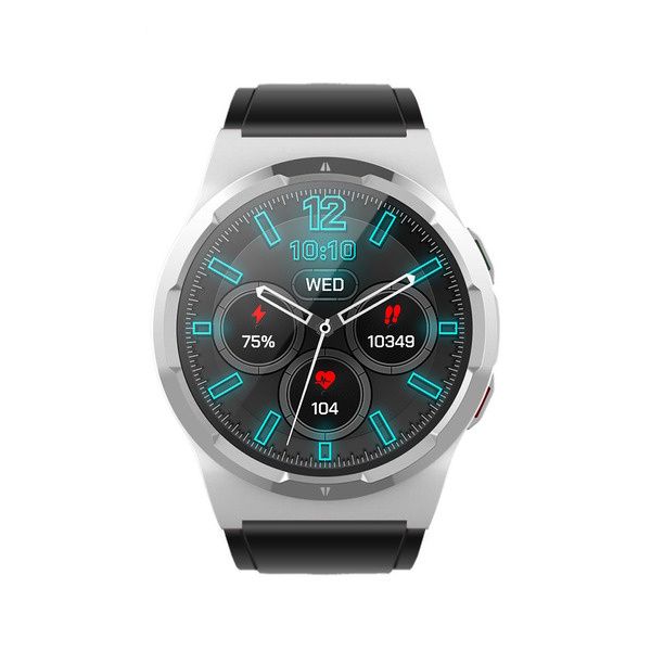 Kaliho V8 Pro Smartwatch - Multi-Sport Functionality, Health Monitoring - Black