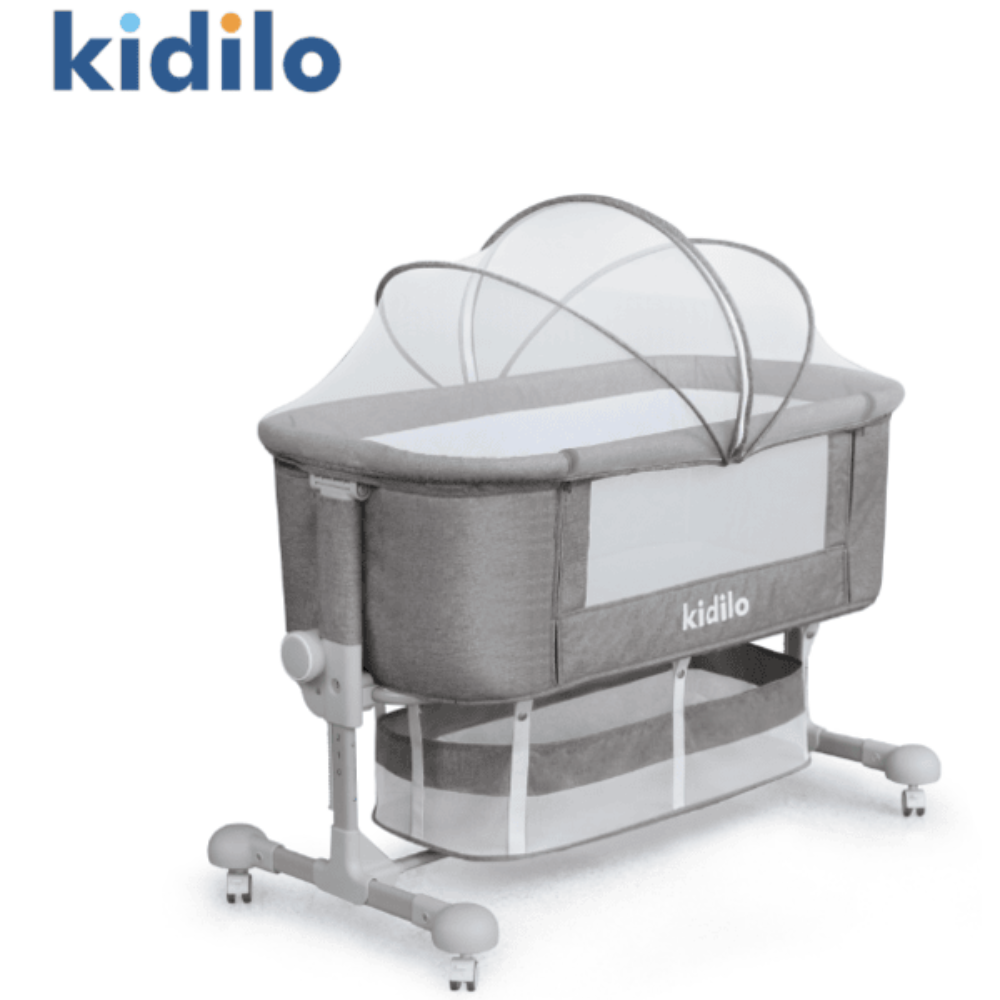 XX Kidilo Baby Bed BP-301 Grey