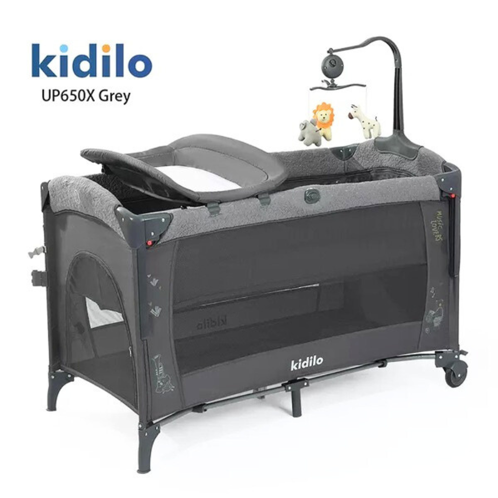XX Kidilo Baby bed UP650X Grey