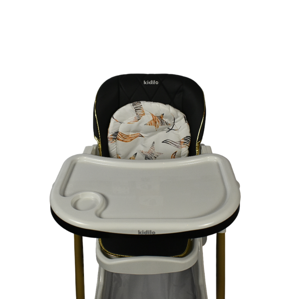 XX Kidilo Baby Dinner Chair 1-1A Black