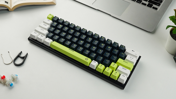 XX Fantech Mechanical Gaming Keyboard - 63 Keys, RGB Lighting, Wired USB-C - Black