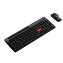 INKER H78 Wireless Keyboard and Mouse Combo - LED Backlit Keyboard - Black