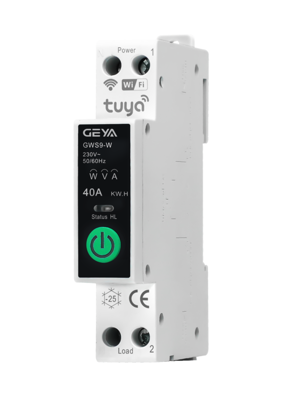 GEYA WiFi Smart Circuit Breaker - Remote App Control, Energy Metering