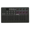 M-VAVE 25 Key, 8 Pads & 8 Knobs USB MIDI Keyboard Controller with Bluetooth - Black