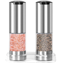 SHIMOYAMA - Electric Salt and Pepper Grinder Set - USB Rechargeable - 2-Pack