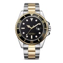 Amovan Men's 43mm Multifunction Sport Watch Quartz Stainless Steel Design - Black Face