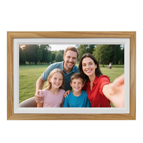 10-Inch WiFi Digital Photo Frame - Touch Screen, 32GB ROM, Frameo App