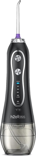 [5432] XX H20 FLOSS PORTABLE ORAL IRRIGATOR BLACK HF-6