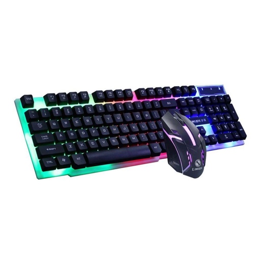 [2854] USB LED Wired Gaming Keyboard And Mouse