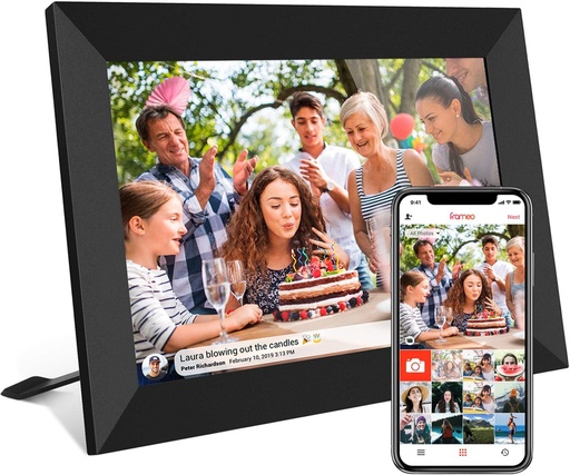 [5434] Frameo Smart WiFi Digital Photo Frame 10.1" Screen 16GB