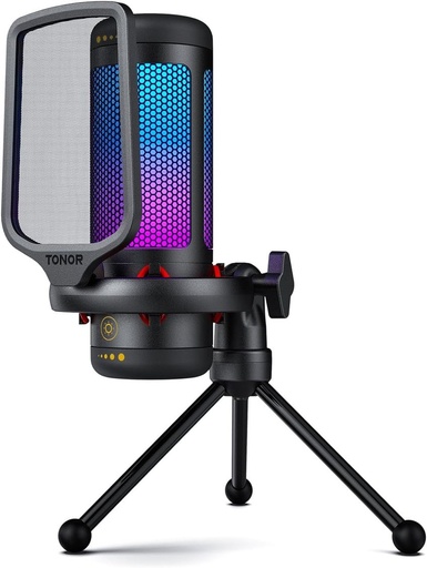 [5796] TONOR Gaming Mic, USB Microphone for PC Computer, Cardioid Condenser Mic