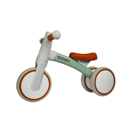 [6797] Boso 3-Wheel Baby Scooter Ride-On - Lightweight Toddler Trike for Ages 1-4 - Orange