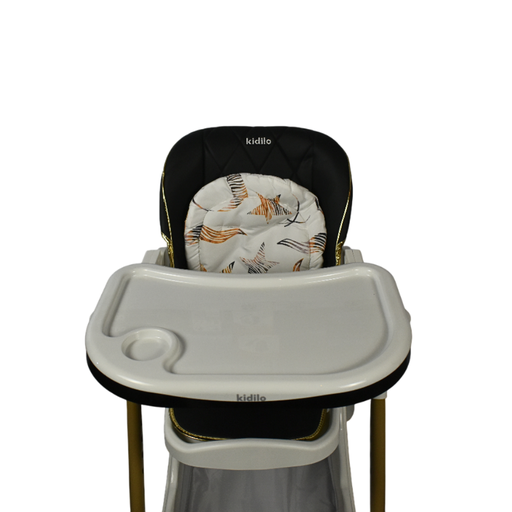 [6833] XX Kidilo Baby Dinner Chair 1-1A Black