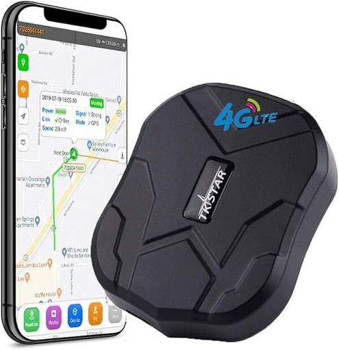 [7160] TKSTAR GPS Tracker - Waterproof Magnetic Vehicle Locator, Long Battery Life