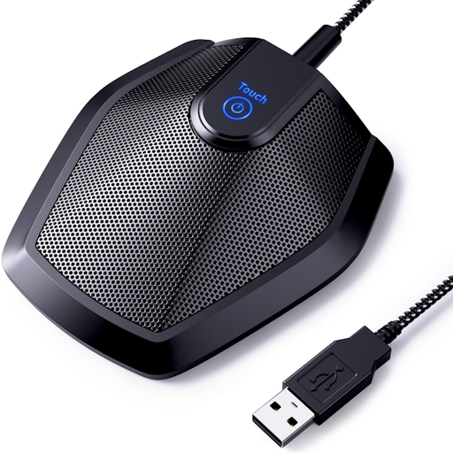 [7293] TONOR G11 Conference USB Microphone, Omnidirectional Condenser PC Mic Mac OS