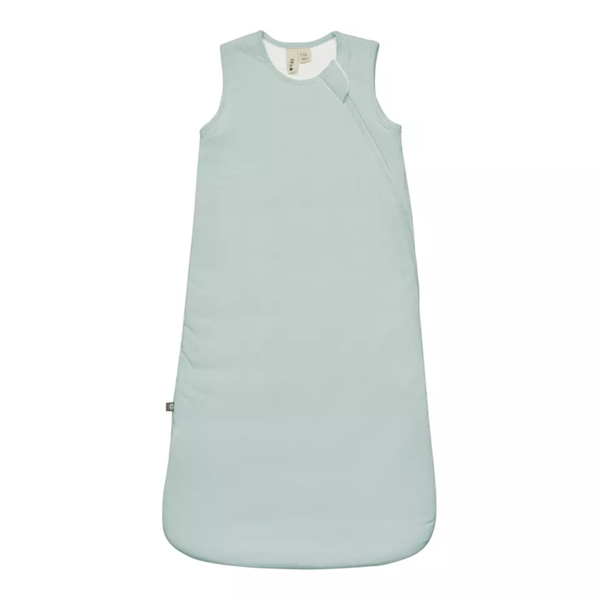 [7301] Lucky Sprout Organic Cotton Baby Swaddle Bag - Soft Sleeping Sack - Blue