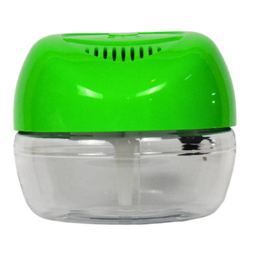 [7386] Air Pleasure Silent Air Purifier & Aroma Humidifier with LED Lights - Green