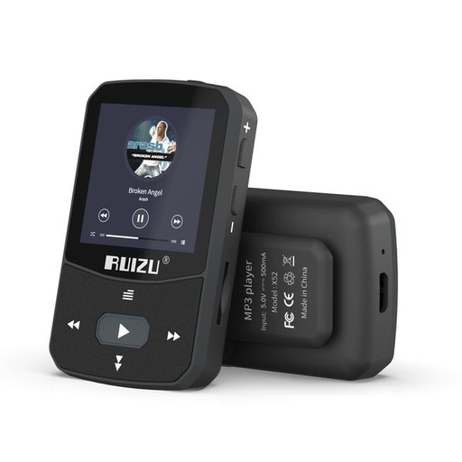 [7418] RUIZU X52 Sport Bluetooth MP3 Player - Portable Clip Mini Walkman